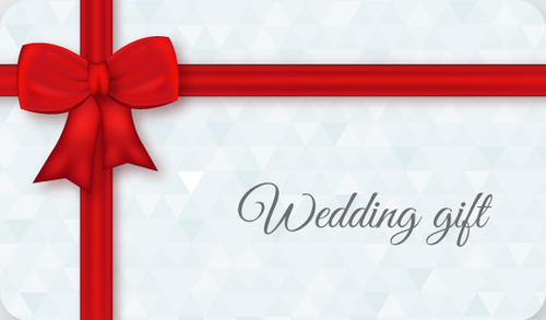Wedding gift card